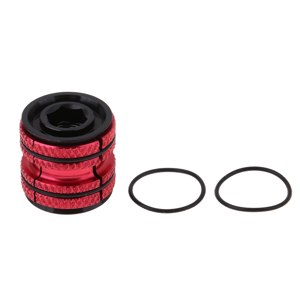 buy Bike Headset Expander Plug For 28.6mm 1 1 8 inch Carbon Fork Steerer Compressor 10g Aluminum Alloy Stem