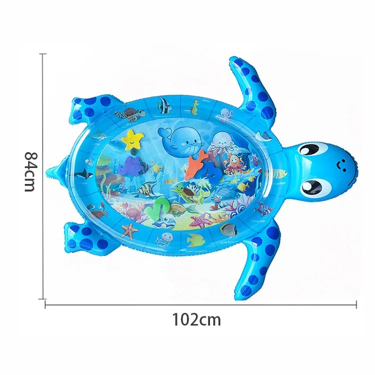 1pcs Inflatable Baby Water Mat Infant Tummy Time Play Mat Toddler Fun Activity Play Center for 3