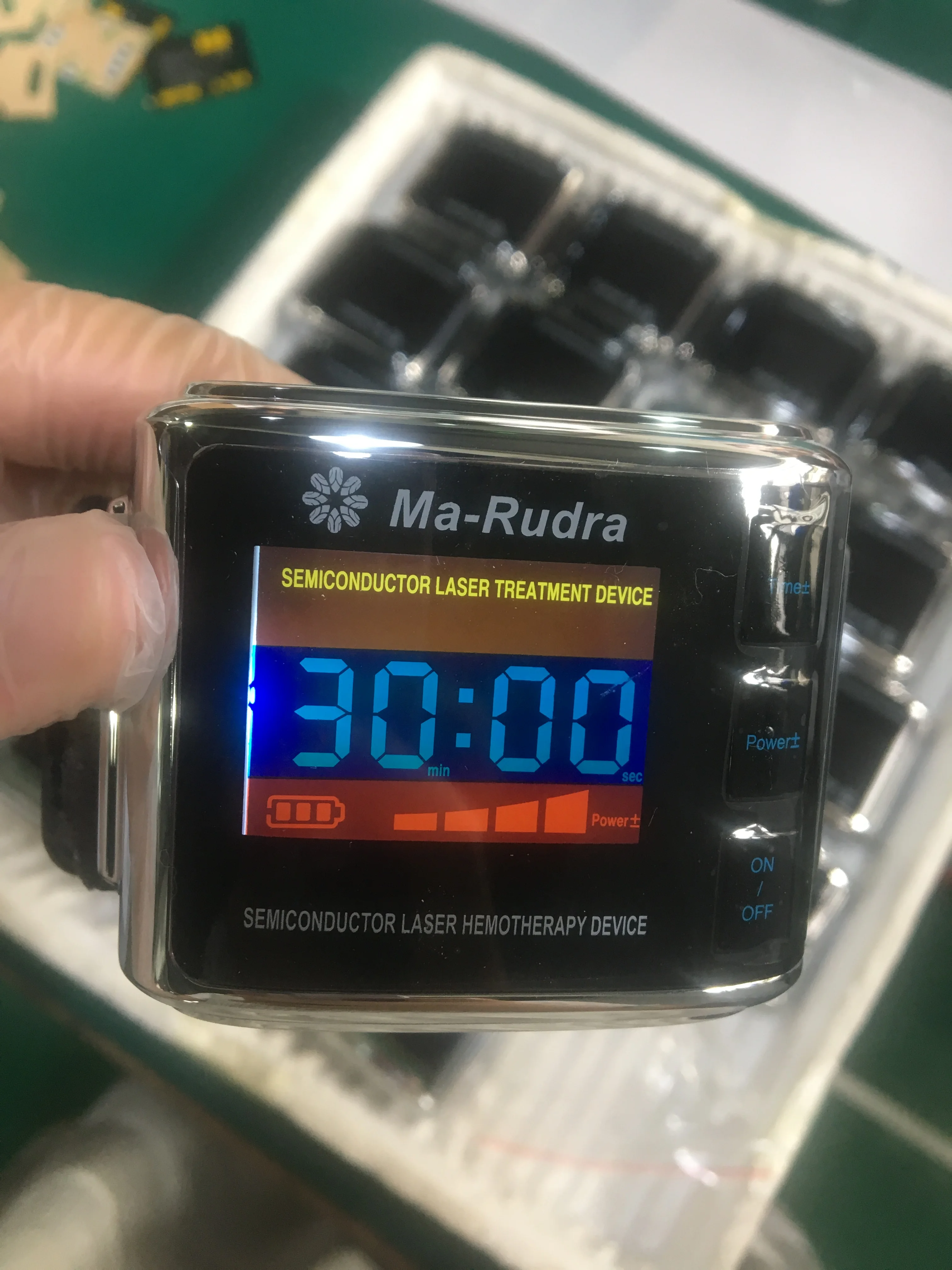 Ma-Rudra индийские медицинские лазерные часы терапевтическое устройство лечение диабета улучшение насыщения крови кислородом часы лазерный стабильный islet Photon