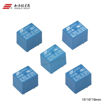 

10PCS Electromagnetic Relays SRD SL-C DC 10A 5V 6V 9V 12V 24V PCB Circuit Board Contact Pins Power Relay 5PINS