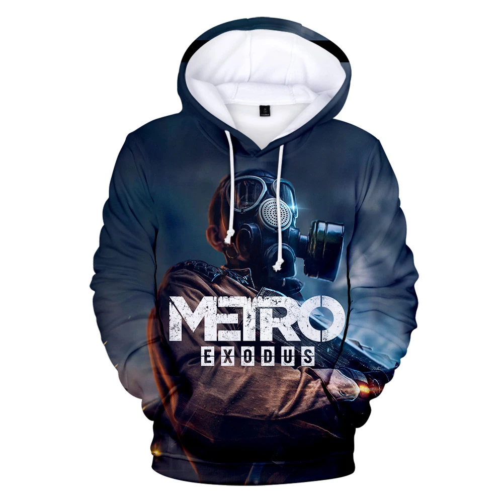 Горячая Распродажа новые толстовки Metro Exodus 3D мужские/женские осенние модные