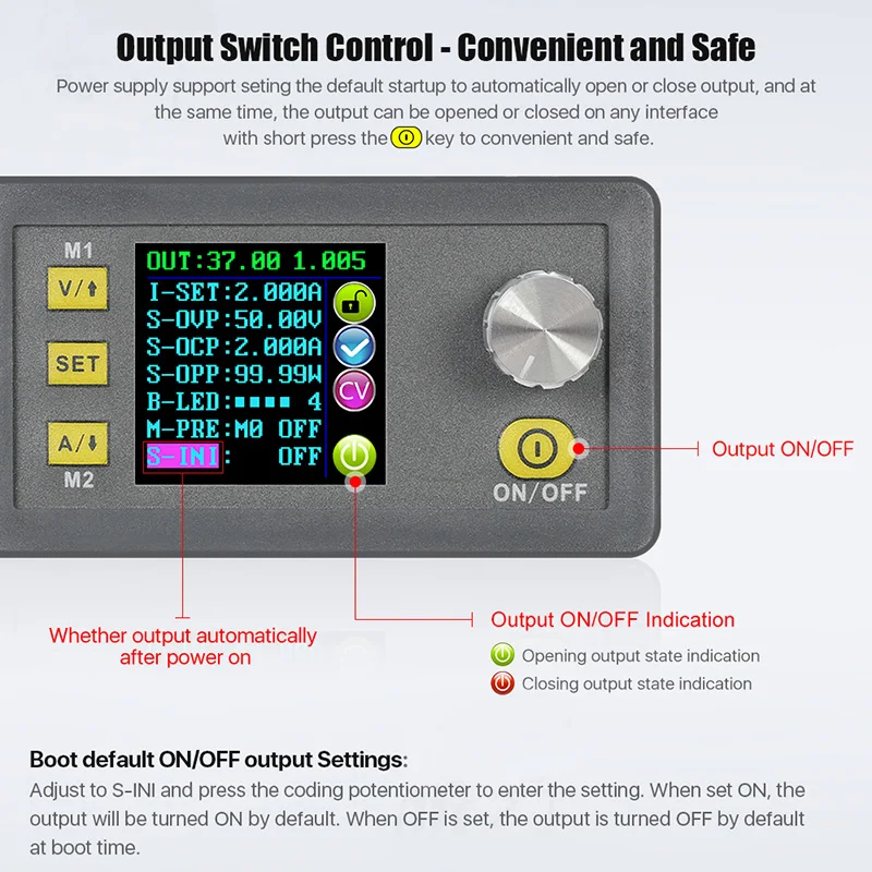 

DPH5005 Programmable Digital Control Power Supply Module LCD Voltmeter 50V 5A Buck-boost Converter HUG-Deals