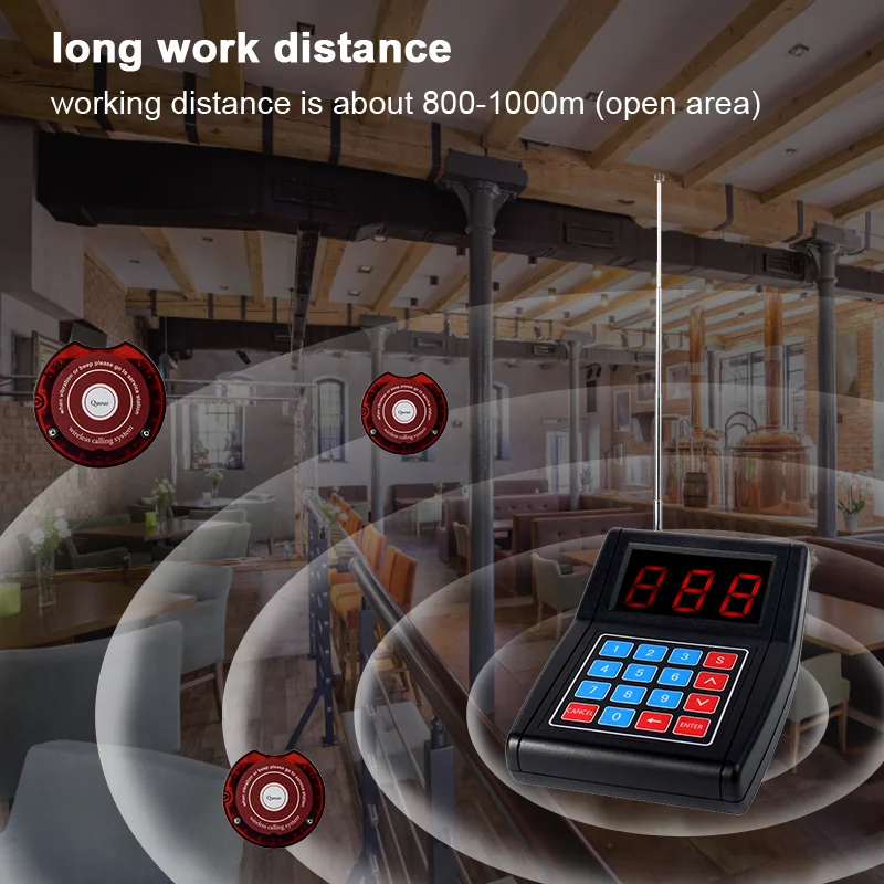 Skup RETEKESS restauracja Pager bezprzewodowy System kolejkowania stronicowania 20 pagery pagery urządzenia restauracyjne zadzwoń do klienta do restauracji