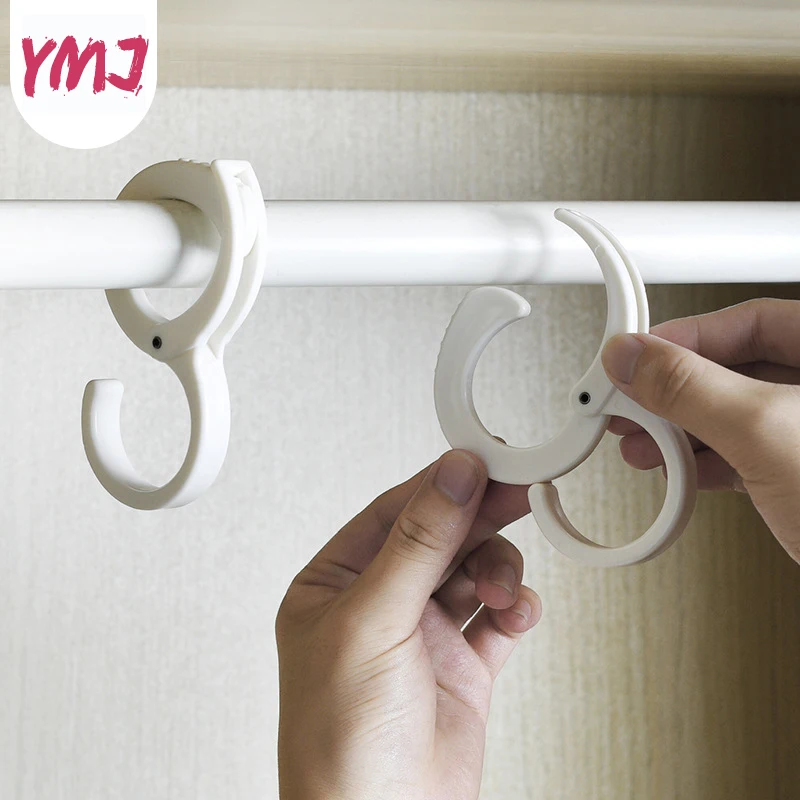2Pcs/set Multi-function Card Position Hook Travel Foldable Hooks for Hanging Key Clothes Coat Bag Hanger Lock Buckle S-Hook | Дом и сад