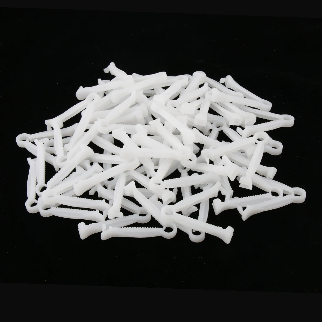 Umbilical Cord Clamp 50pcs/Lot Disposable Plastic Umbilical Cord Clip For Cattle Pig Livestock And Poultry Supplies
