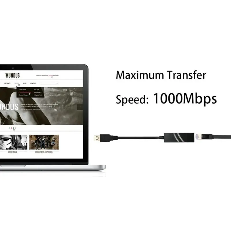 USB 3,0 до 10/100/1000 Мбит/с гигабитный RJ45 Ethernet LAN Сетевой адаптер для ПК Gigabit Семья контроллер