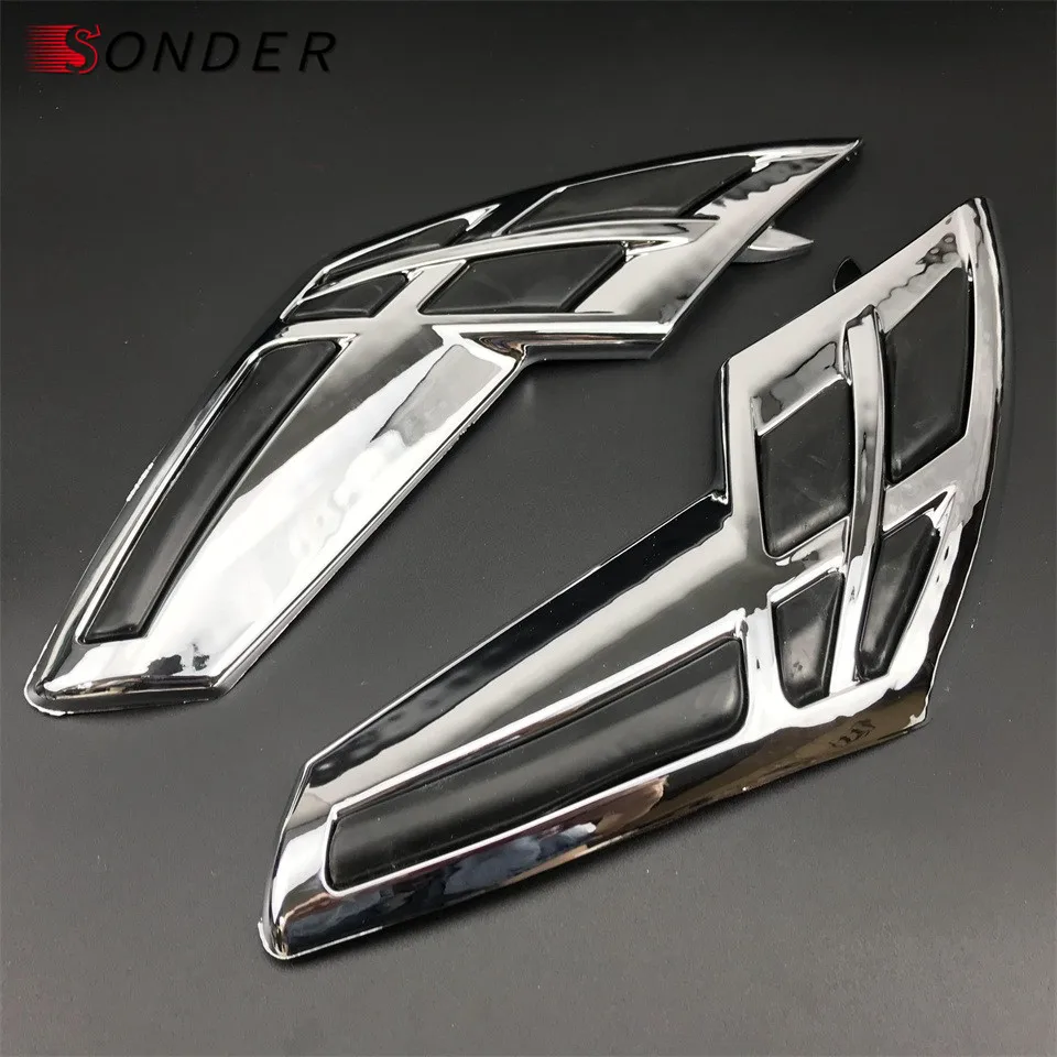 Для Honda GoldWing GL1800 GL 1800 2001-2011 2010 топливный бак боковое украшение части топливный бак Боковое покрытие части пара наклейки на топливо