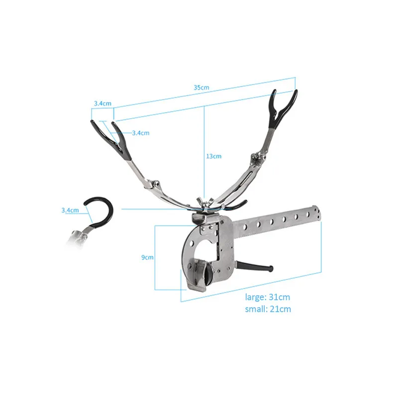 Foldtable Removable Fishing Support Rod Holder Yacht Boat Fishing Tackle Tool 360 Degree Fishing Rod Holder Fishing Accessories