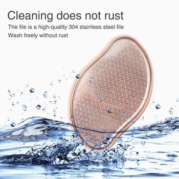 

Grinding Stone Ultra Clear Waterproof Ergonomic Exfoliating Dual Use Callus Remover Dry Wet Remove Dead Skin Glass Foot Grinder