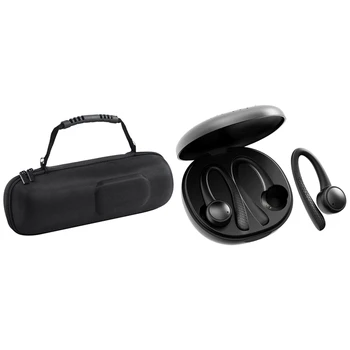 

Pouch Bag for JBL Charge 4 Travel & Cables Belt & Wireless Headphones TWS Bluetooth 5.0 Earphones