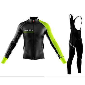 

ZOOTEKOI Mens Long Sleeve Cycling Jerseys Fit Comfortable Sun-protective Road Bike MTB Top Jersey Spring Autumn summer Jerseys