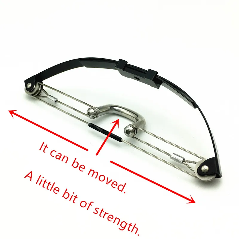 Arco Per La Balestra Mini 4S Balestra Sostituibile Imbracatura Ricurvo Arco Punte Arco E Freccia Arco Composto Balestra