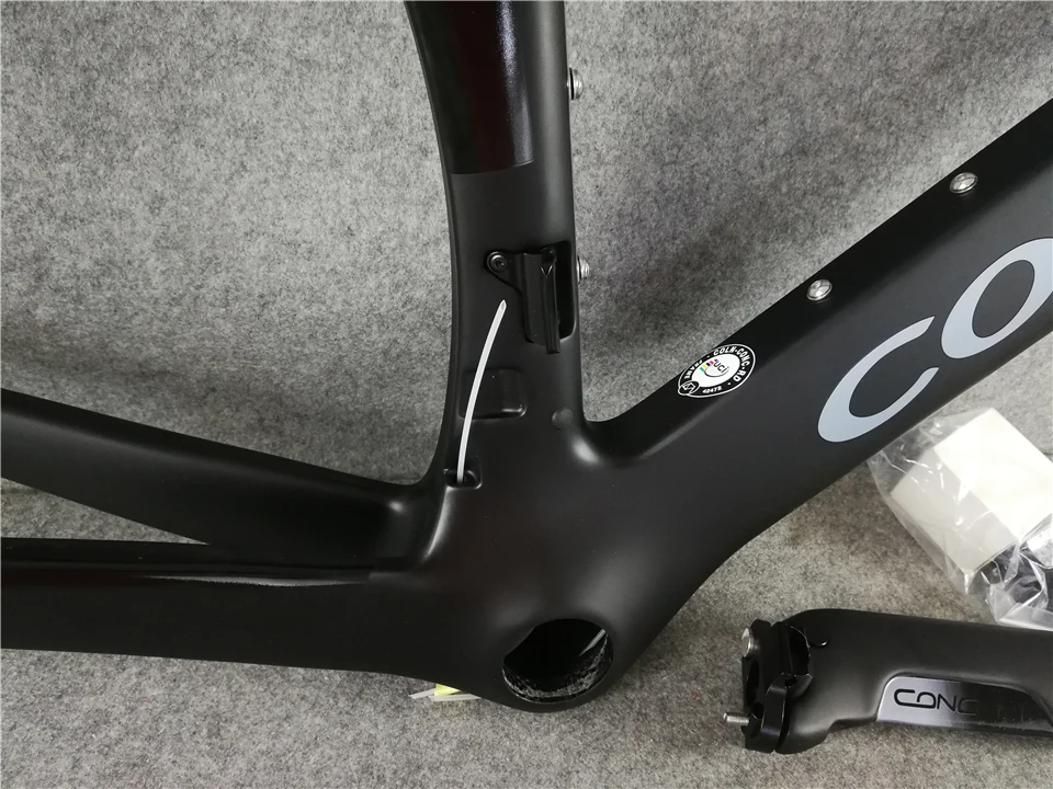 Perfect 2019 BLACK Colnago Concept carbon frame UD Matte road carbon frame 8