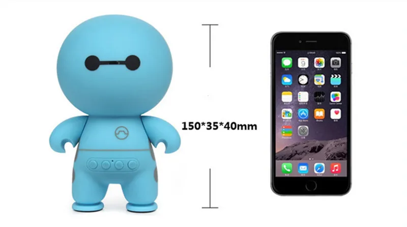 Baymax кукла беспроводной мини Bluetooth динамик мультяшная кукла компьютерные колонки карта сабвуфер Caixa De Som Altavoces Hoparlor F4024A