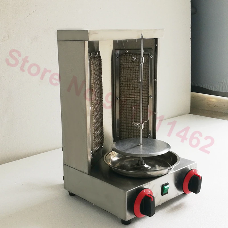 Electric/LPG Gas Doner Kebab Machine Shawarma Roasters Vertical Grill Stainless Steel Rotisserie 3