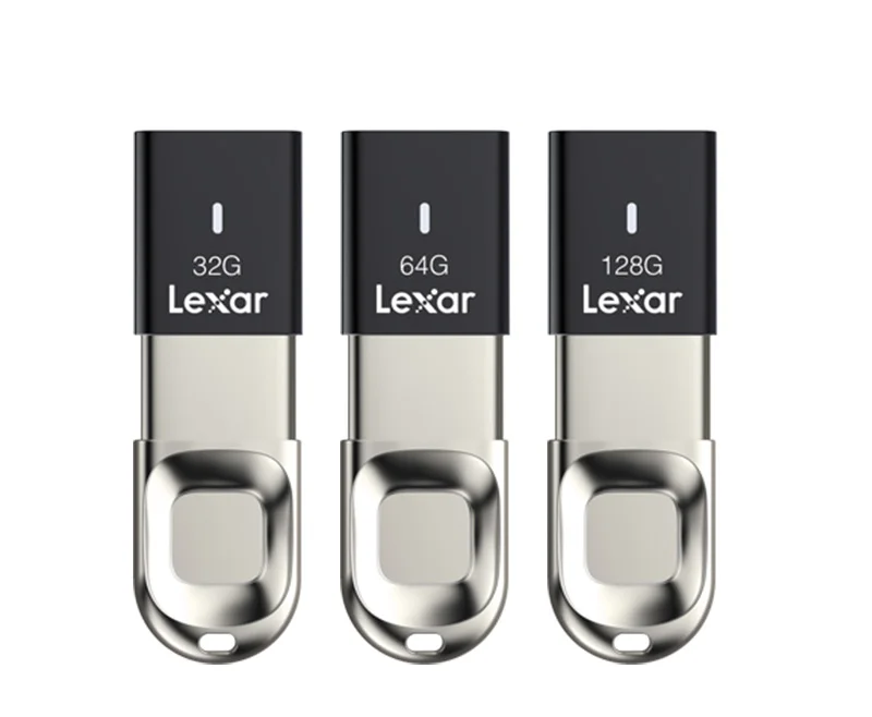 Lexar Jumpdrive F35 флеш-накопитель USB 3,0 256 ГБ 128 Гб 64 ГБ 32 ГБ металлическая карта памяти с распознаванием отпечатков пальцев 256 бит-AES u-диск