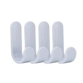

4/6 Pcs Multipurpose Hanger hook kitchen utensils bathroom hook Wall hook seamless adhesive towel I3H7