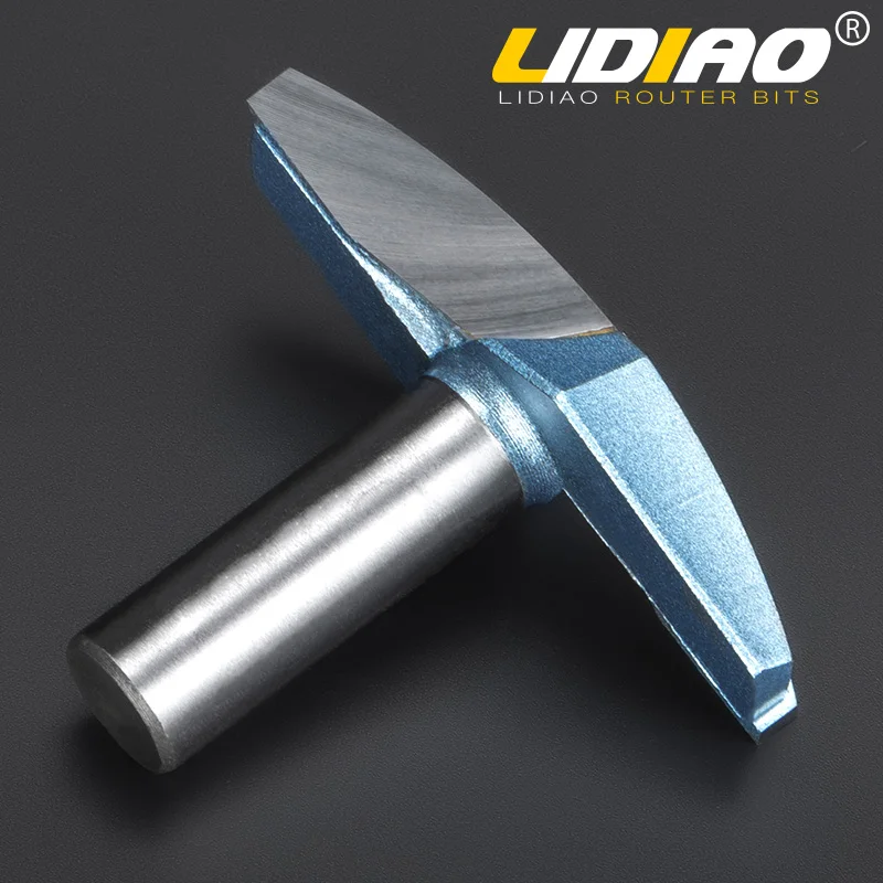 LIDIAO 1pc 1/2 Industrial Tungsten Thin Small Round Bowl Router Bits Wood Engraving Tool Woodworking Milling Cutter End Mill
