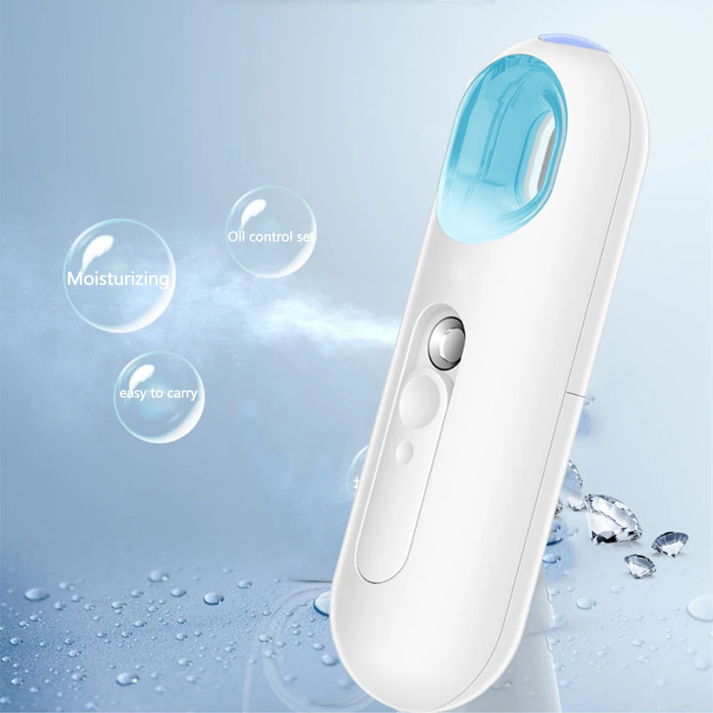 

Portable Nanos Mist Sprayer Facial Body Nebulizer Steamer Moisturizing Skin Care 22ml Mini Nano Mist Sprayer Face Spray