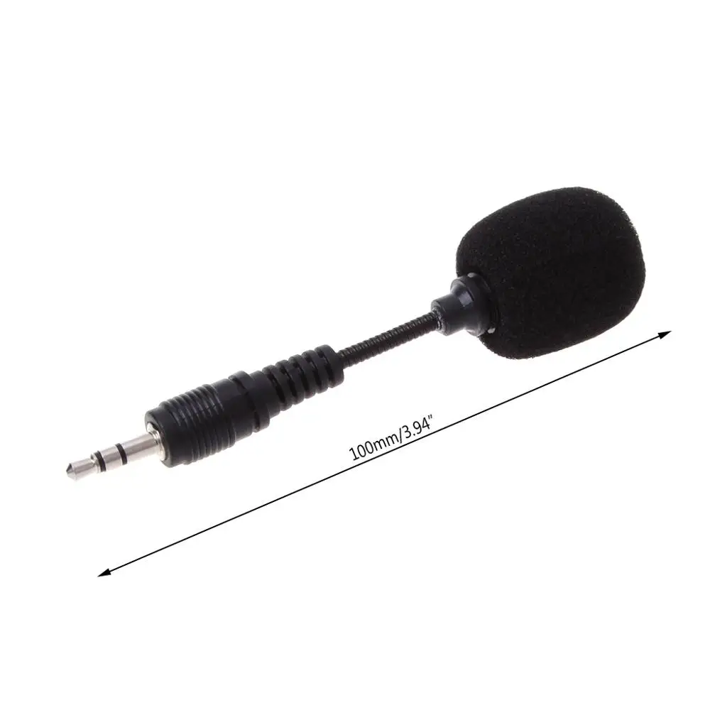 Мобильный телефон Мини 3,5 мм Интерфейс Гибкий микрофон стерео для iPhone Android