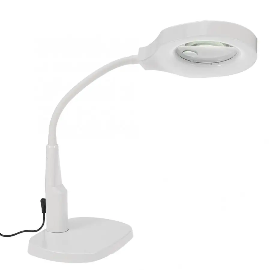 LED Tattoo Magnifier Lamp Beauty Nail Salon 5x 12x LED Magnifying Lamp With Clamp Desk Magnifier Cosmetics Tattoo Manicure Tools