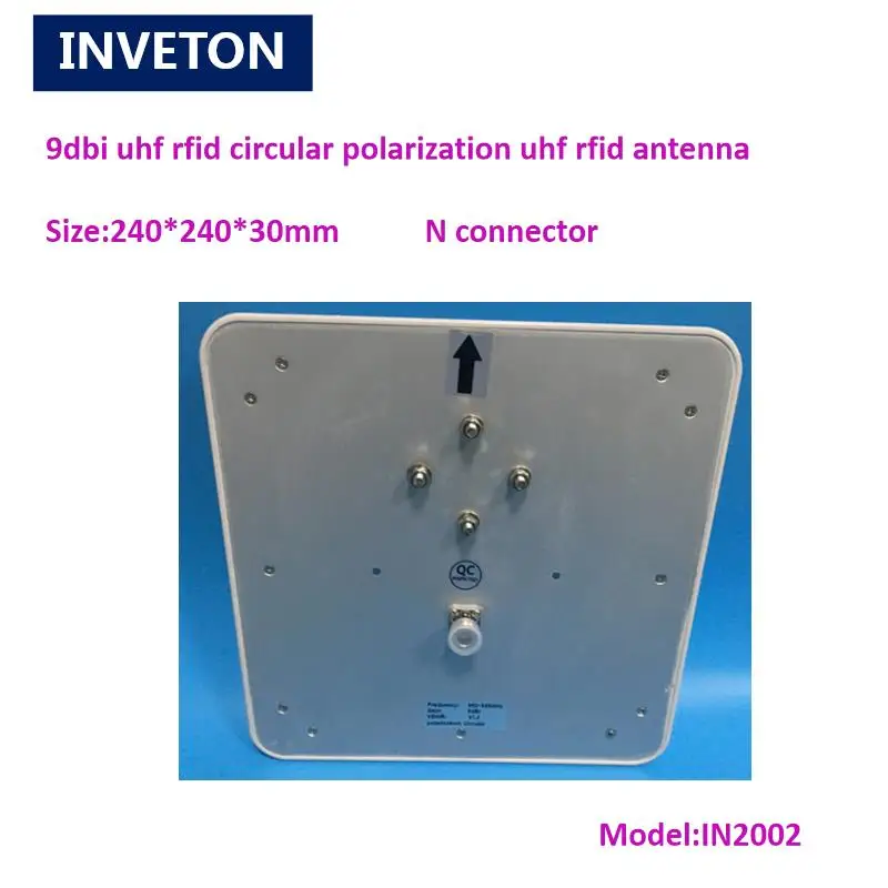 Водонепроницаемая Антенна uhf rfid с 9dbi IP65 круговая поляризация 865-868 МГц лобовое стекло бирка для системы контроля доступа автомобиля