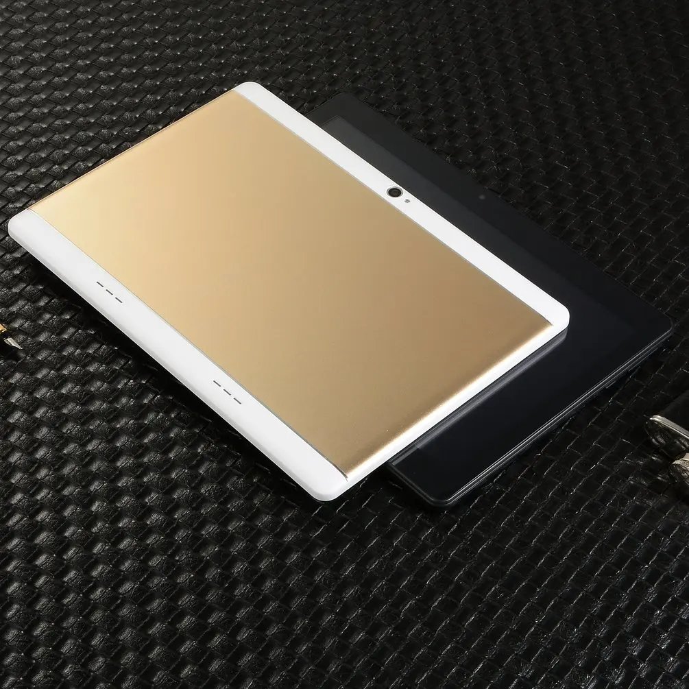 KT107 планшет с круглым отверстием 10,1 дюймов HD большой экран Android 8,10 версия модный портативный планшет 8G+ 64G Золотой планшет с американской вилкой