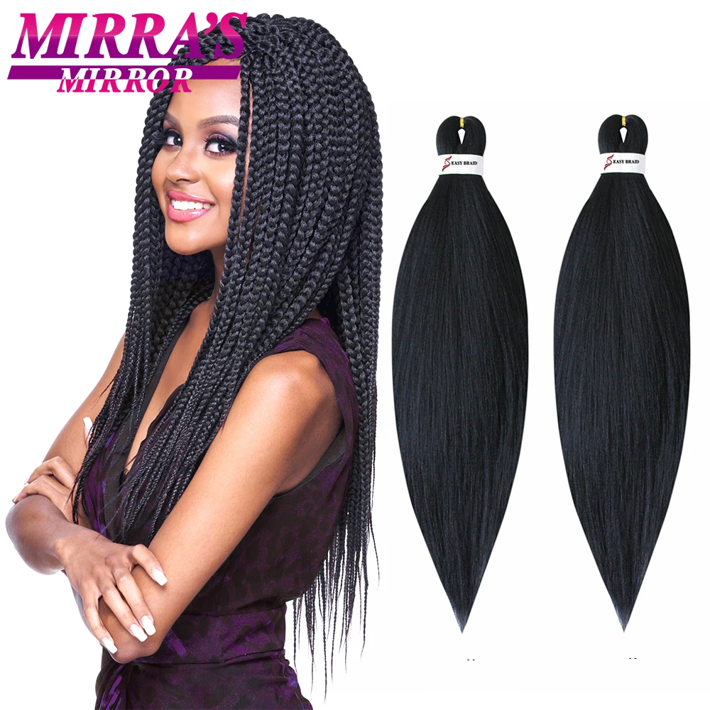 Ombre extensões de cabelo, pré esticada trança