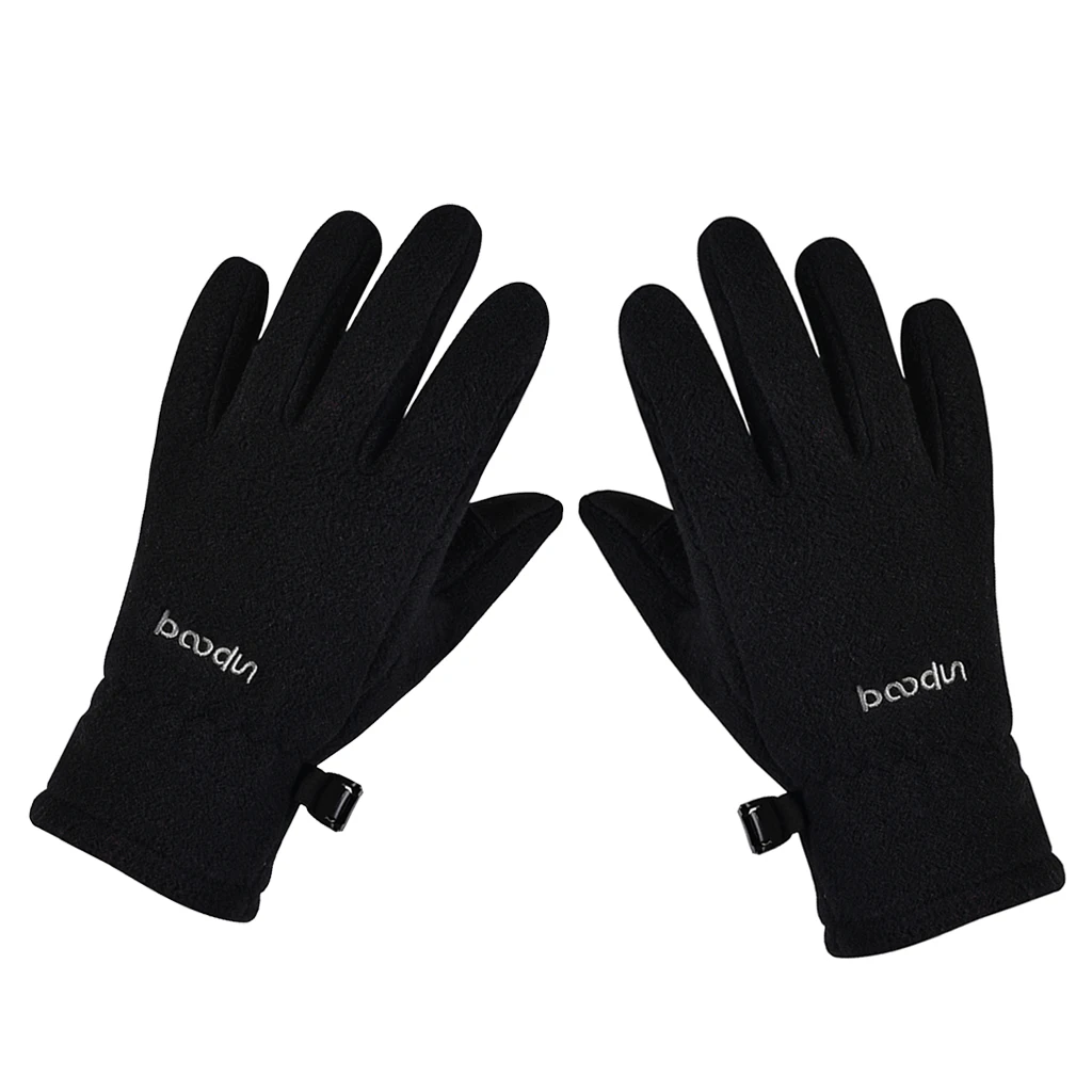 Kids Cycling Gloves Winter Warm Bike Full Finger Gloves Riding Winter Touch Screen Snow Windstopper Gloves