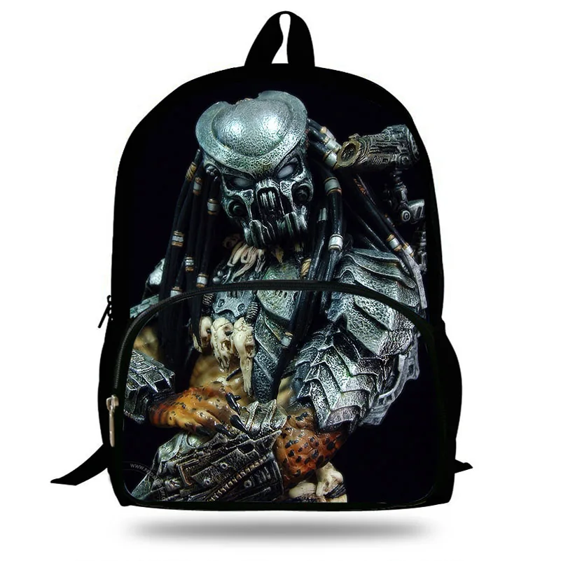 16 дюймовый рюкзак NECA predator для девочек и мальчиков подростков с принтом детские