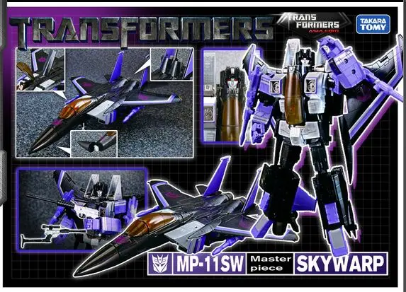 Takara Tomy Трансформеры роботы MP11SW MP-11 SW деформация Skywarp фигурка коллекционная игрушка