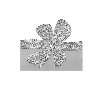 

Bow Lace Metal Cutting Dies Stencil DIY Scrapbooking Album Stamp Paper Card Embossing Craft Decor85WC