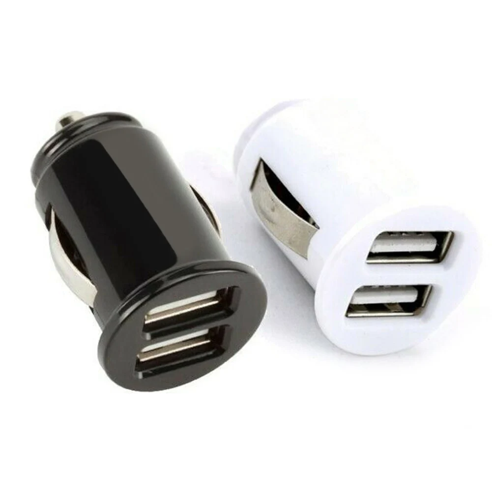 Mini Car Charger 2.4/3.2A Dual USB Fast Charging Power Adapter for Mobile Phone Tablet Auto Goods Battery Units |