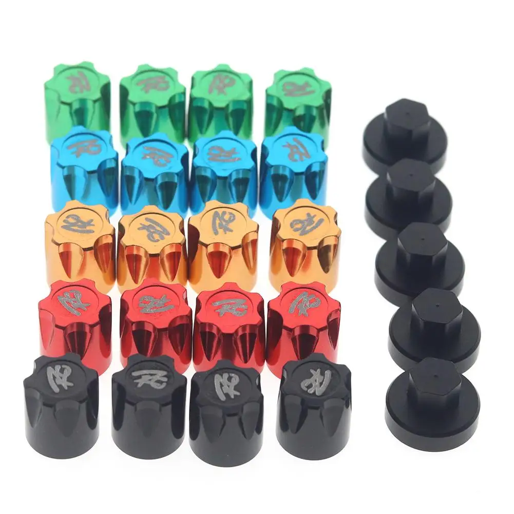 

4PCS Remote Control Car Wheel Nut Wheel Center Cap Dustproof M4 Nut With Installation Tool RC Car Accessories