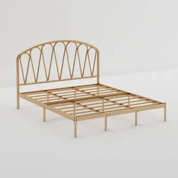 Marco de cama de hierro nórdico moderno para adultos, 120/135/150/180 × 200CM, doble, individual, para sala de estar