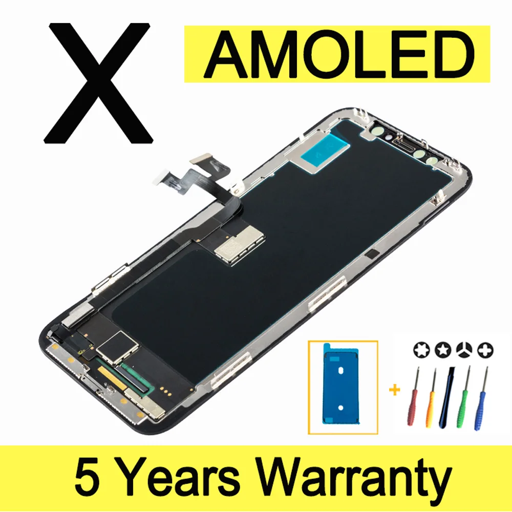 AMOLEDQualityDisplayForiPhoneXLcdTouchScreenReplacementGood