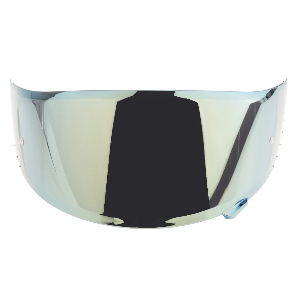 2 Pieces Replacement Motorcycle Helmet HD Visor for X14 Z7 Parts Silver+Gold