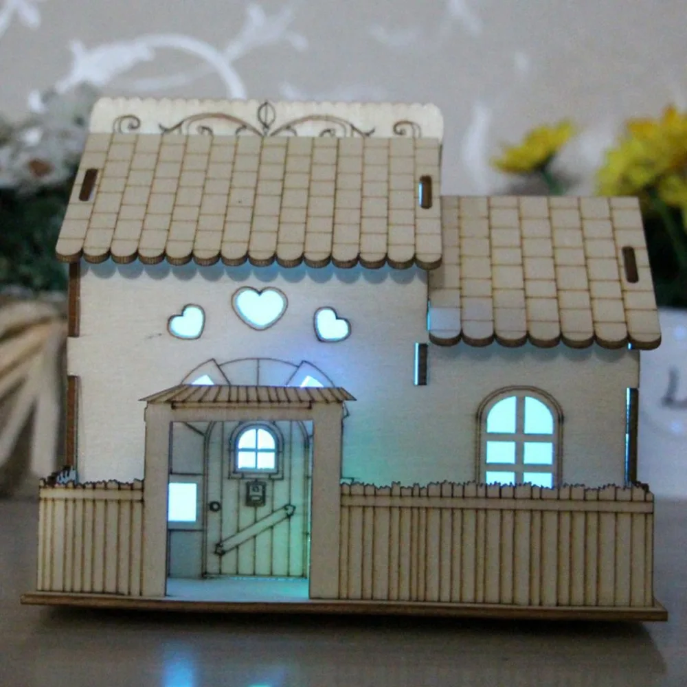 Money Box Piggy-Bank Wooden Coin Saving Box Kids Gift Coin Saving House Money Bank (36)