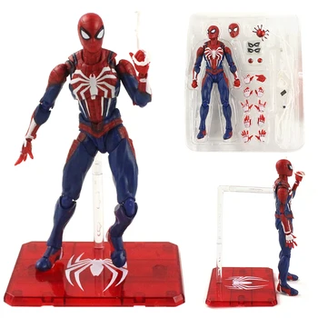 

SHF Spiderman Far From Home Spider Man Action Figure Suit PVC Collection Model Kids Toy 14.5cm