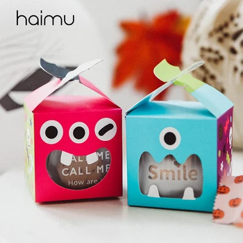 

5pcs Children's Day Little Gift Box Christmas Apple Box Featival Party Candy Biscuit Decoration Box Chocolate Baking Boxes