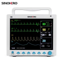 

SINOHERO H8 Multi-Parameter Patient Monitor Medical Machine SPO2/ECG/PR/NIBP Heart Rate Hospital Machine