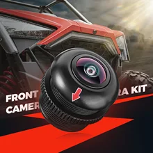 Utv kemimoto ip67 720hd 130 grande-angular de visão noturna câmera frontal de backup kit para polaris rzr pro xp/rzr xp 1000/rzr turbo