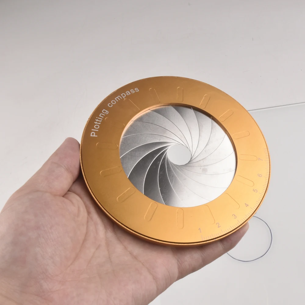 DIY Рисование круг инструмент Высокая точность Математика измерительная линейка нержавеющая сталь круг регулируемый размер работа Обучение канцелярские принадлежности