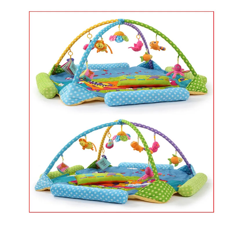 Детский кронштейн игрушка детский игровой коврик рай для животных порошок и синий детский игровой одеяло головоломка развивающий игровой