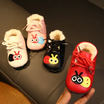 

Winter Baby Shoes Soft Bottom Non-slip Baby Toddler Shoes 0-1 Baby Cotton Shoes Infant Girl Shoes