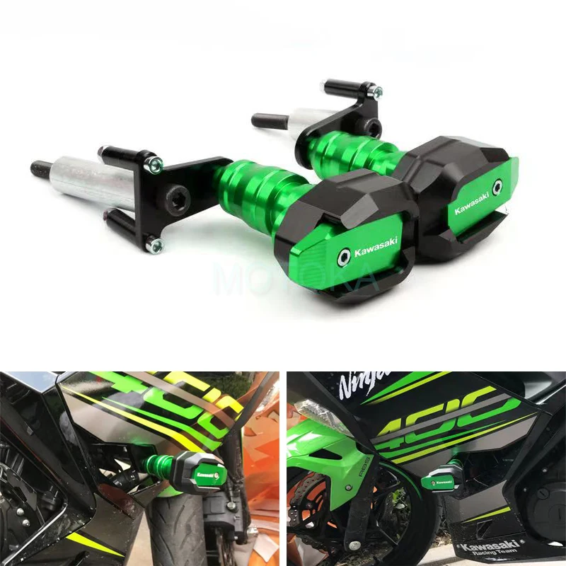 For Kawasaki Ninja400 Z400 2018-2021 Modified Motorcycle Falling Protection Frame Slider Fairing Guard Anti Crash Pad Protector