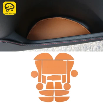 

CarManGo For Lexus NX 2014-2020 Car Accessories Door Groove Mat PU Anti-slip Mat Gate Slot Cup Pad Carpet Interior Decoration