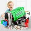 Children's simulation sanitation vehicle toy boy large sound and light music engineering vehicle toy gift