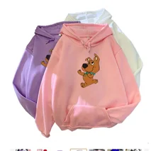 

2021NEW Oversized Rose Flower Printed Hoodies Sweatshirts Women Long Sleeve Autumn Winter Warm Pullovers Pockets Plus Velvet
