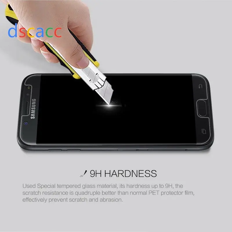 Защитная пленка Dscacc 2.5D 9H для Samsung Galaxy S2 i9100 S3 I9300 S4 i9500 S5 i9600 S6 S7 S8 Edge plus mini S9 100